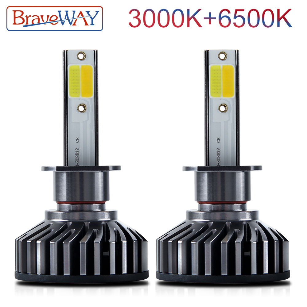 BraveWay 3000K + 6500K H7 LED Canbus H1 H8 H11 LED ..